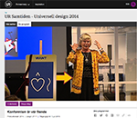 Video from Bodil Jönsson's presentation at UD2014 Bodil Jönsson presents at ud2014